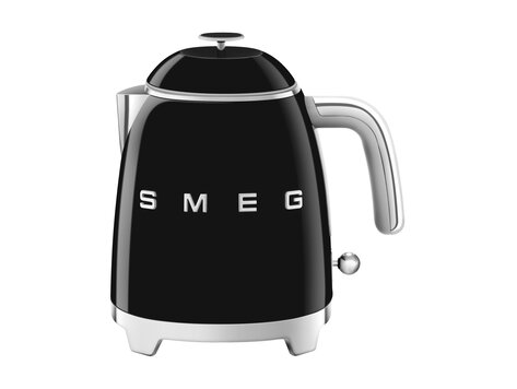 SMEG Waterkoker 0,8 liter, zwart, KLF05BLEU
