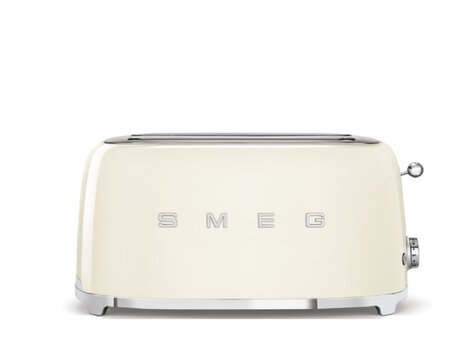 SMEG Broodrooster, 2x4 crème, TSF02CREU