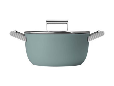 SMEG Braadpan Emerald Green, 24 cm, CSF2412EGM