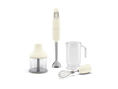SMEG Staafmixer met accessoires crème, HBF03CREU