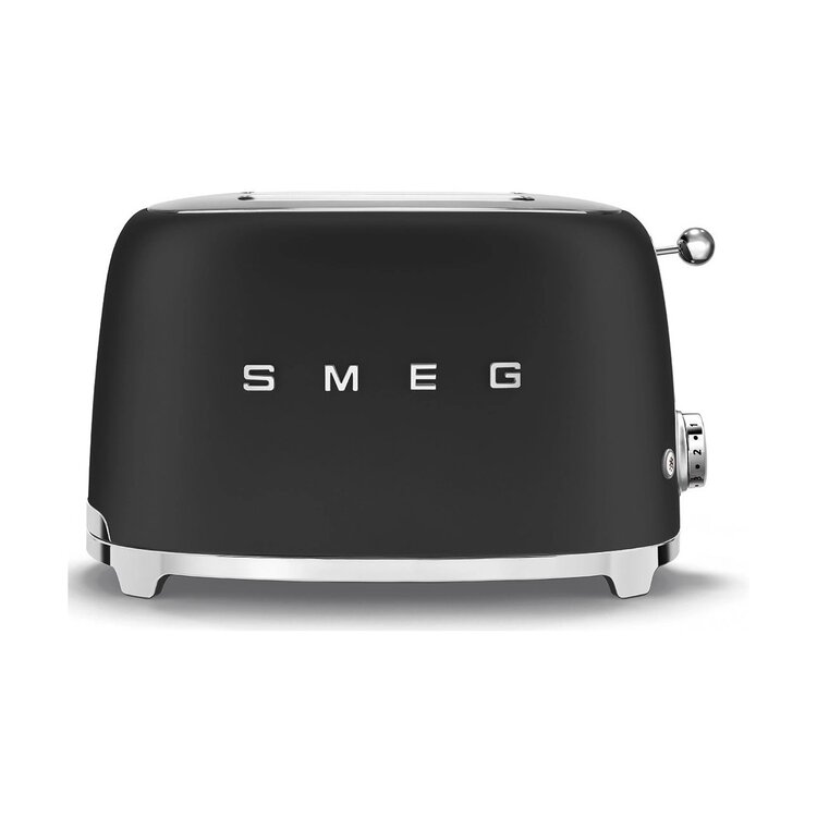 SMEG SMEG Broodrooster TSF01BLMEU 2-slots mat zwart