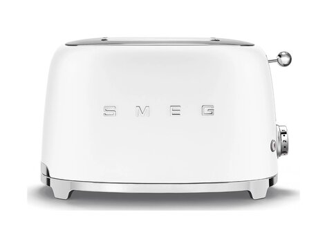 SMEG Broodrooster 2-slots, mat wit, TSF01WHMEU