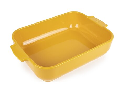 Peugeot Appolia ovenschaal 32 cm, saffraangeel, rechthoek