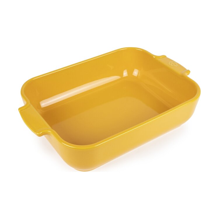 Peugeot Peugeot Appolia ovenschaal 32 cm, saffraangeel, rechthoek