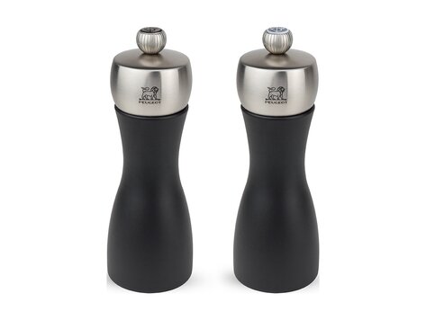 Peugeot Fidji peper- en zoutmolen 15 cm, mat zwart