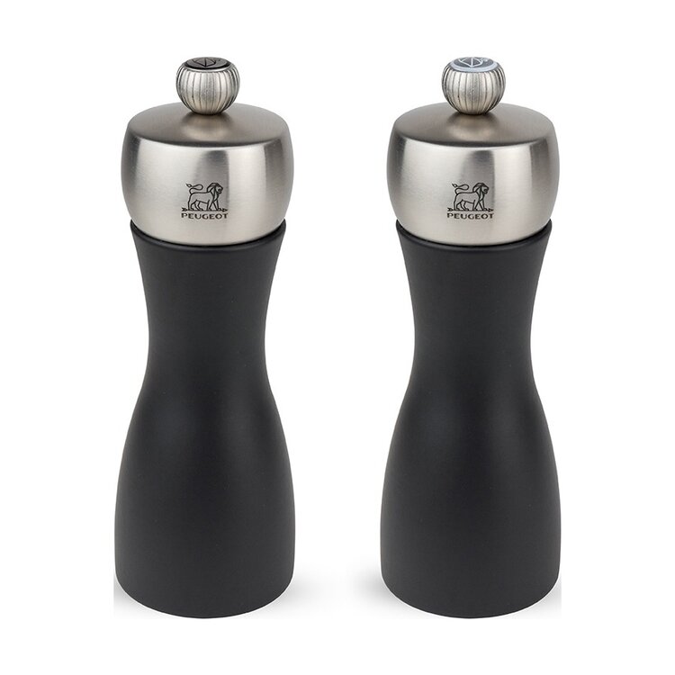 Peugeot Peugeot Fidji peper- en zoutmolen 15 cm, mat zwart, hout