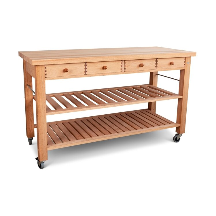 Butler Butler keukentrolley M-1500, beukenhout, langshouten blad