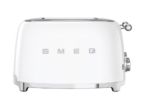 SMEG Broodrooster, 4-slots wit, TSF03WHEU
