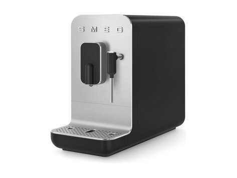 SMEG Espressomachine medium, mat zwart, BCC12BLMEU