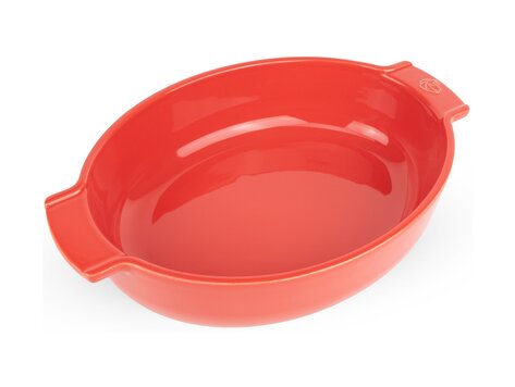 Peugeot Appolia ovenschaal ovaal 31 cm, rood