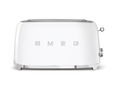 SMEG Broodrooster, 2x4 wit, TSF02WHEU