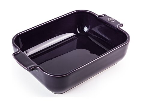 Peugeot Appolia ovenschaal 25 cm, aubergine, rechthoek