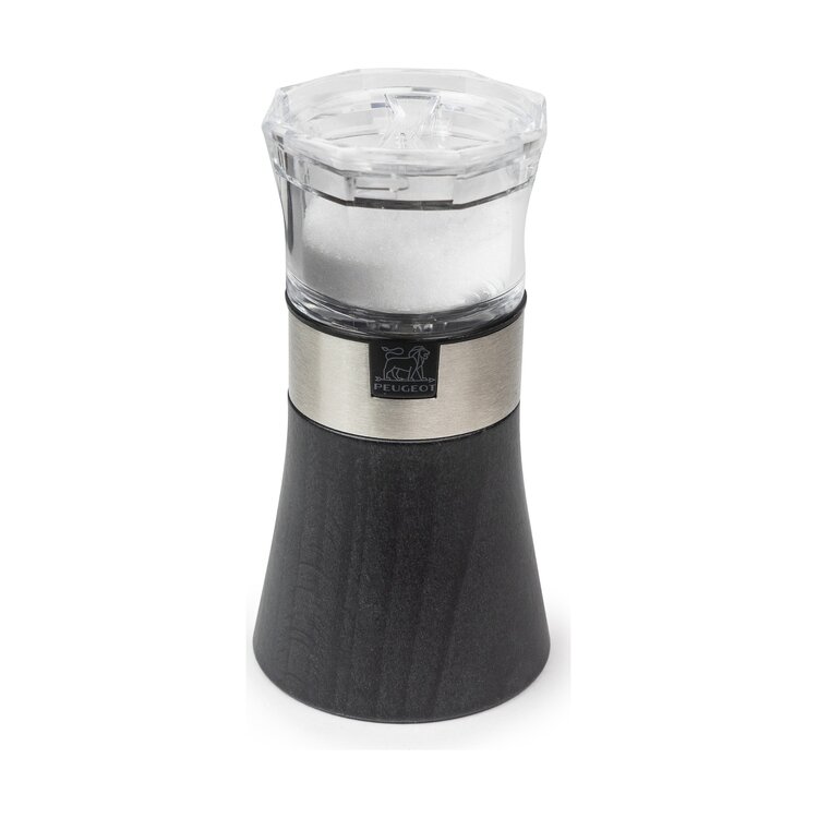 Peugeot Peugeot Oslo combi pepermolen en zoutvaatje 11 cm, grafiet, hout/acryl