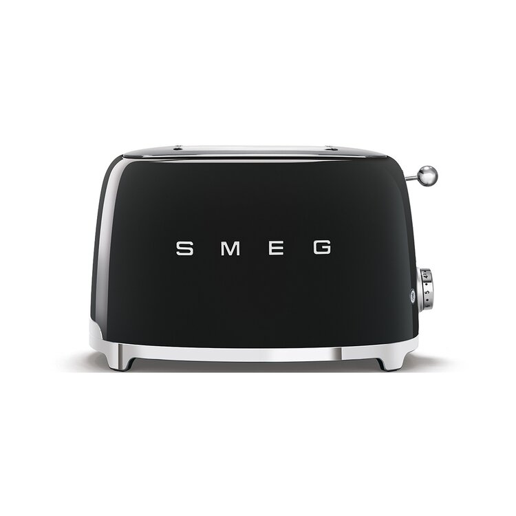 SMEG SMEG Broodrooster TSF01BLEU, 2-slots zwart