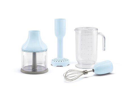 SMEG Staafmixer Accessoireset 4-delig, pastelblauw, HBAC11PB