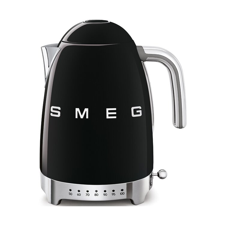 SMEG SMEG Waterkoker KLF04BLEU, 1,7 liter variabel zwart