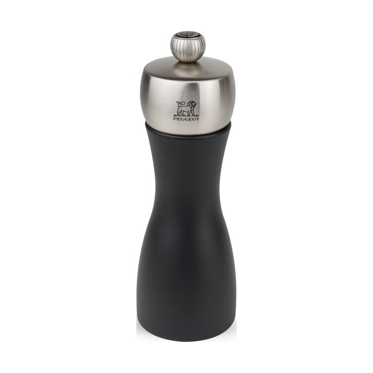 Peugeot Peugeot Fidji pepermolen 15 cm, mat zwart, beukenhout