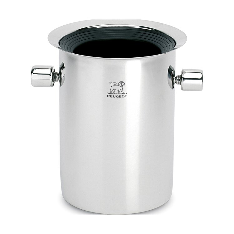 Peugeot Peugeot champagnekoeler met ijsblokjes, RVS