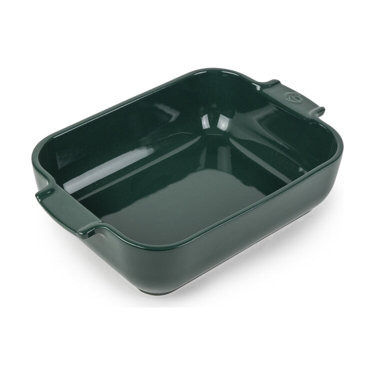Peugeot Peugeot Appolia ovenschaal rechthoek 25 cm, bosgroen, keramiek