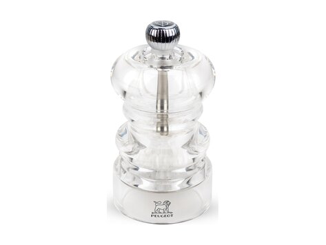 Peugeot Nancy  zoutmolen 9cm, transparant