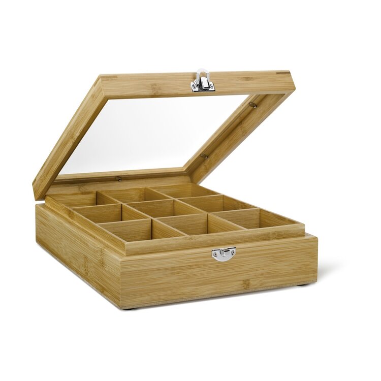 Bredemeijer Bredemeijer Universal Theedoos 9-vaks met Venster