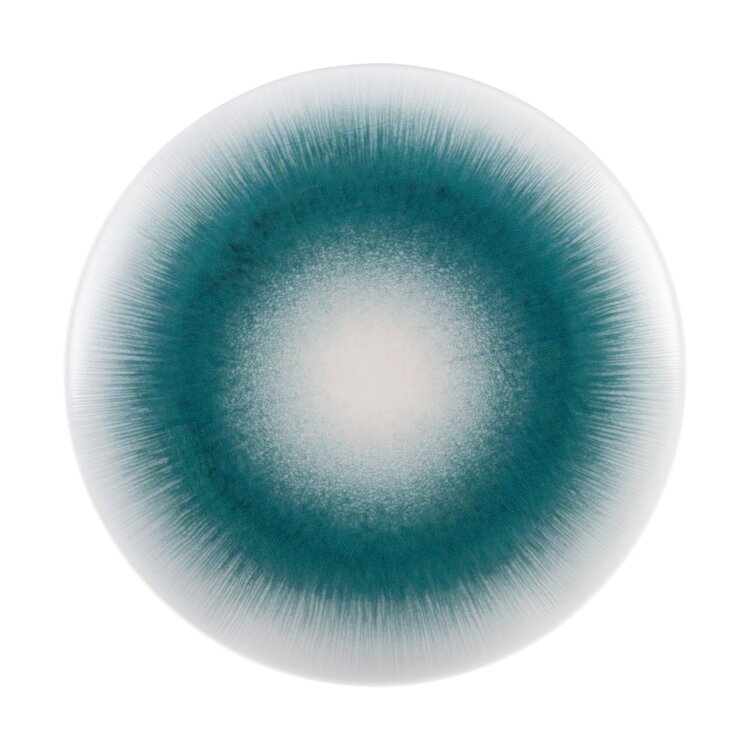 Hazel & Bos Hazel & Bos Juntos azul dinerbord, 27 cm, set van 6, porselein