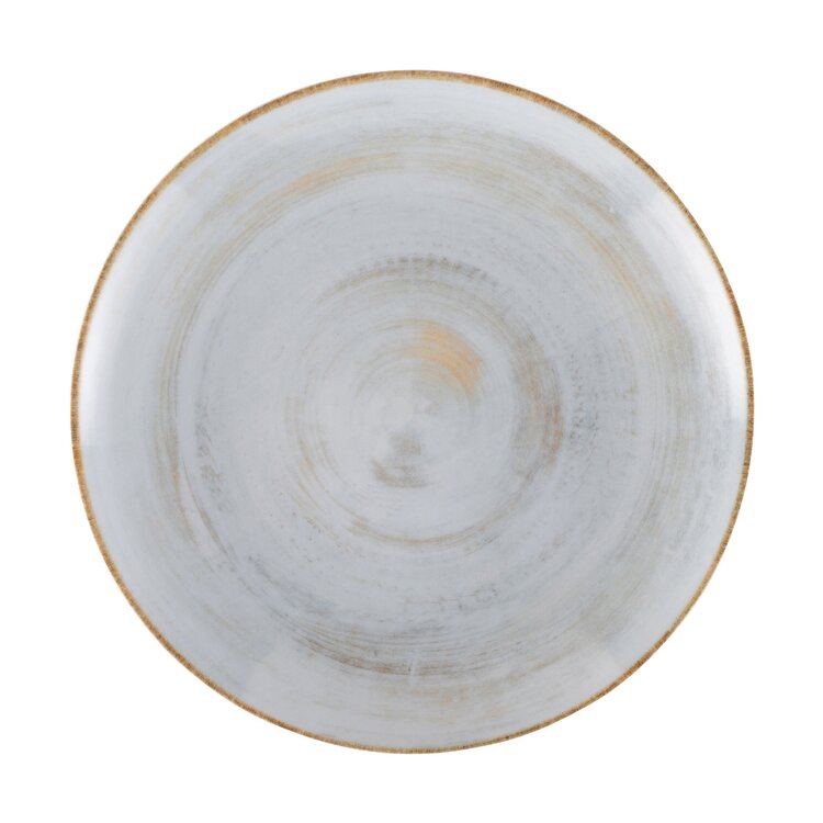 Hazel & Bos Hazel & Bos Juntos madera dinerbord, 27 cm, set van 6, porselein