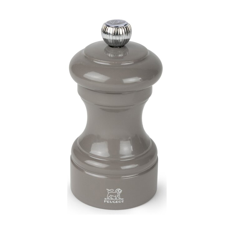 Peugeot Peugeot Bistro zoutmolen 10 cm, taupe grijs, PEFC-hout