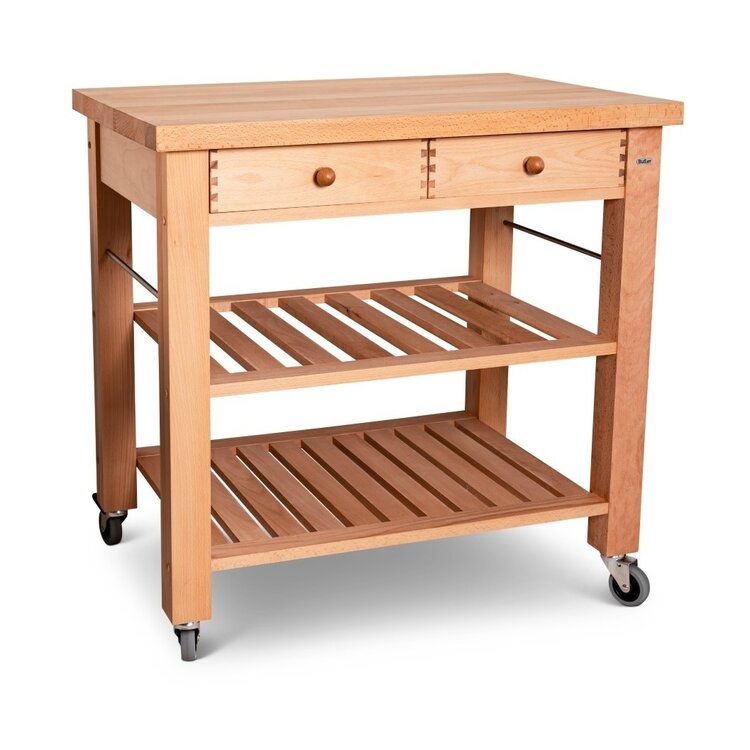 Butler Butler keukentrolley M-900, beukenhout, langshouten blad