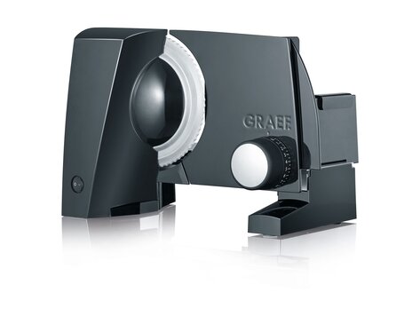 Graef Snijmachine Sliced Kitchen, met voet, zwart