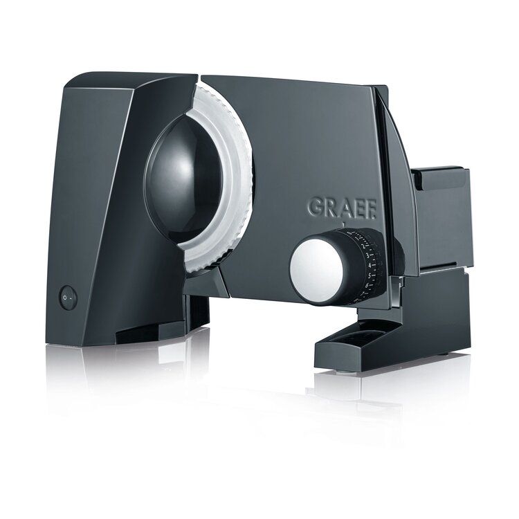 Graef Graef snijmachine Sliced Kitchen zwart, elektrisch, met voet