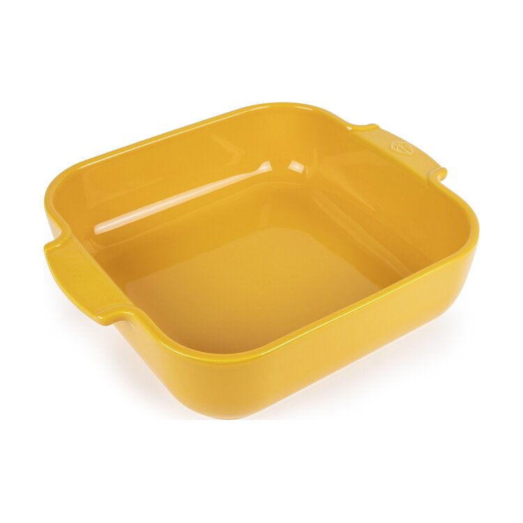 Peugeot Peugeot Appolia ovenschaal 28 cm, saffraangeel, vierkant