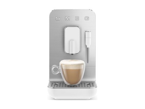 SMEG Espressomachine medium, mat wit, BCC12WHMEU
