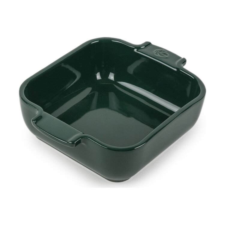 Peugeot Peugeot Appolia ovenschaal vierkant 18 cm, bosgroen, keramiek