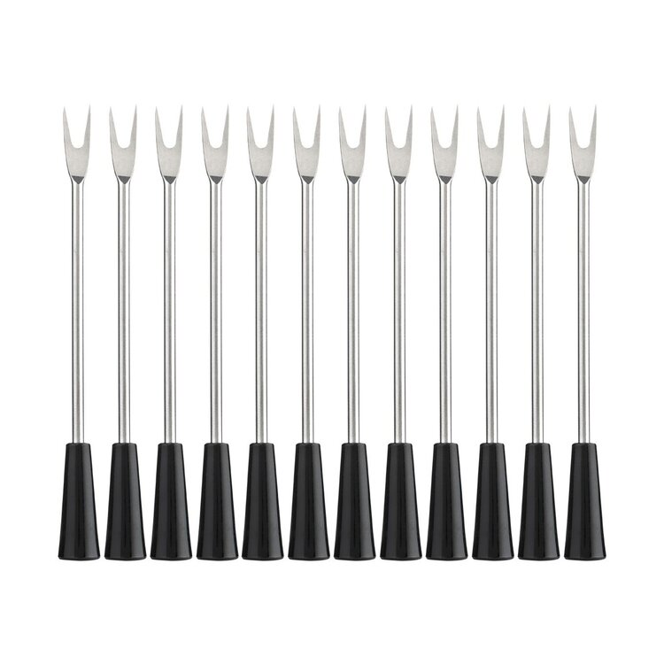 Laguiole Style de Vie Laguiole Style de Vie pinchos zwart 12-delig