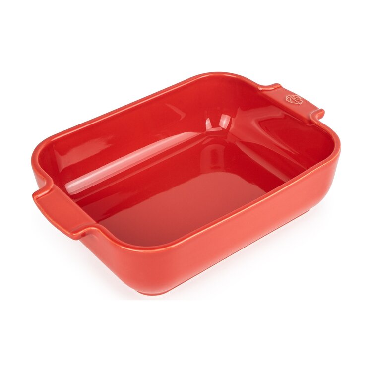 Peugeot Peugeot Appolia ovenschaal 25 cm, rood, rechthoek