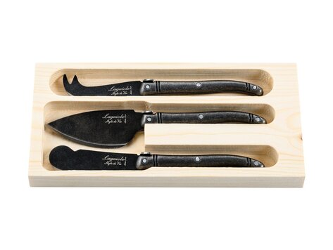 Laguiole Style de Vie Premium line 3-delig stonewash