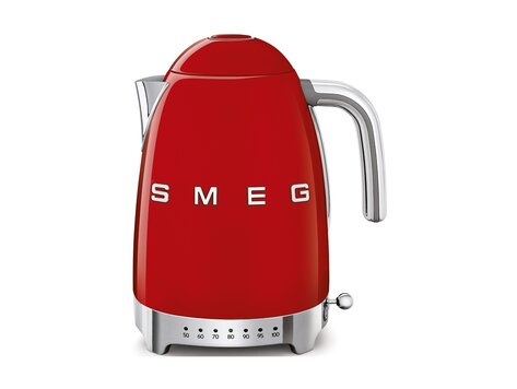 SMEG Waterkoker, 1,7 liter, variabel, rood, KLF04RDEU