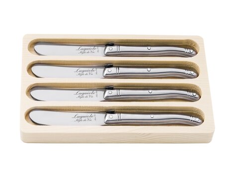 Laguiole Style de Vie Premium Line botermessenset 4-delig rvs