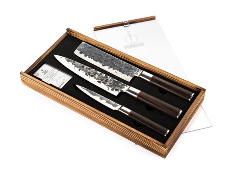 Forged Sebra messenset 3-delig