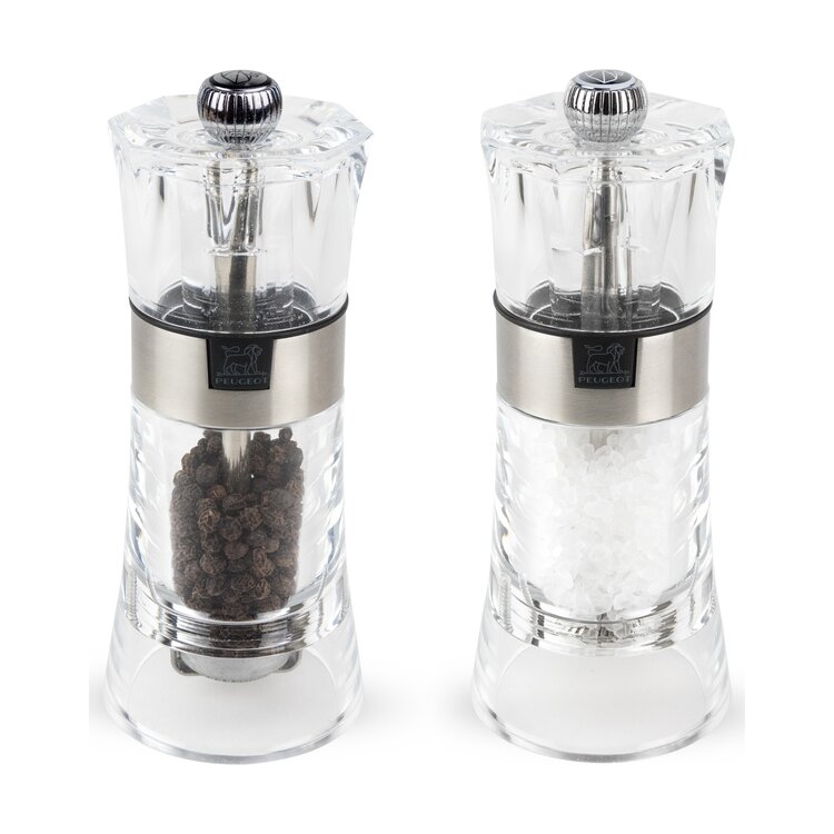Peugeot Peugeot Oslo peper- en zoutmolen 14 cm, transparant, acryl