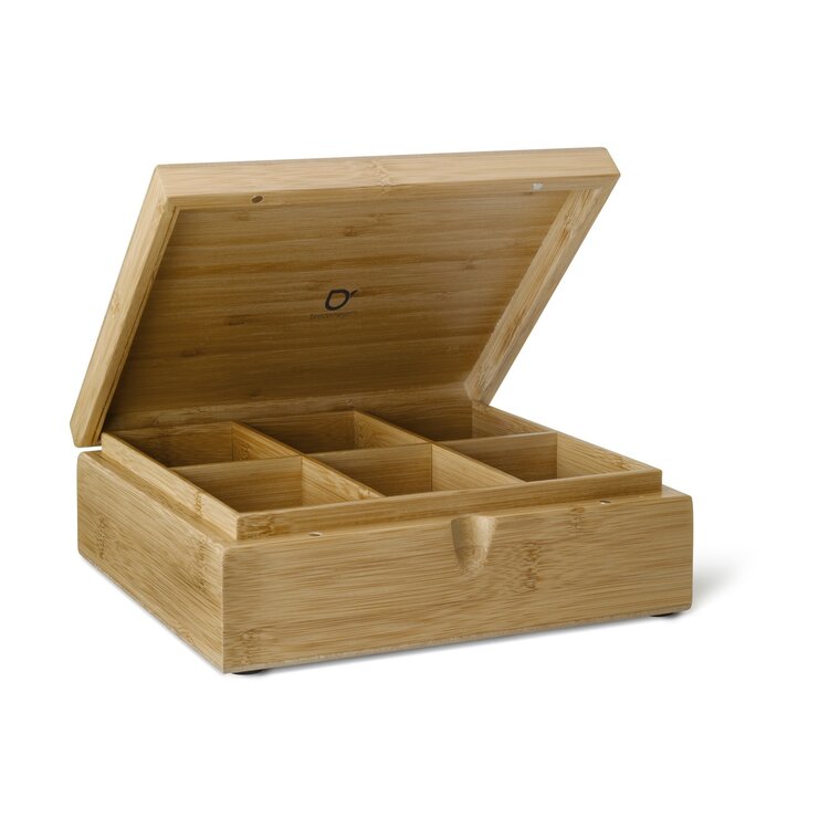 Bredemeijer Bredemeijer Universal Theedoos 6-vaks Bamboe gesloten