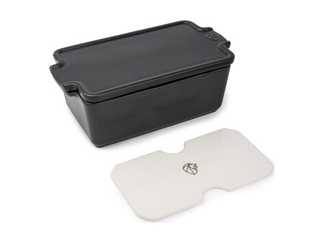 Peugeot Appolia terrine 0,65 l, leisteen, met drukdeksel