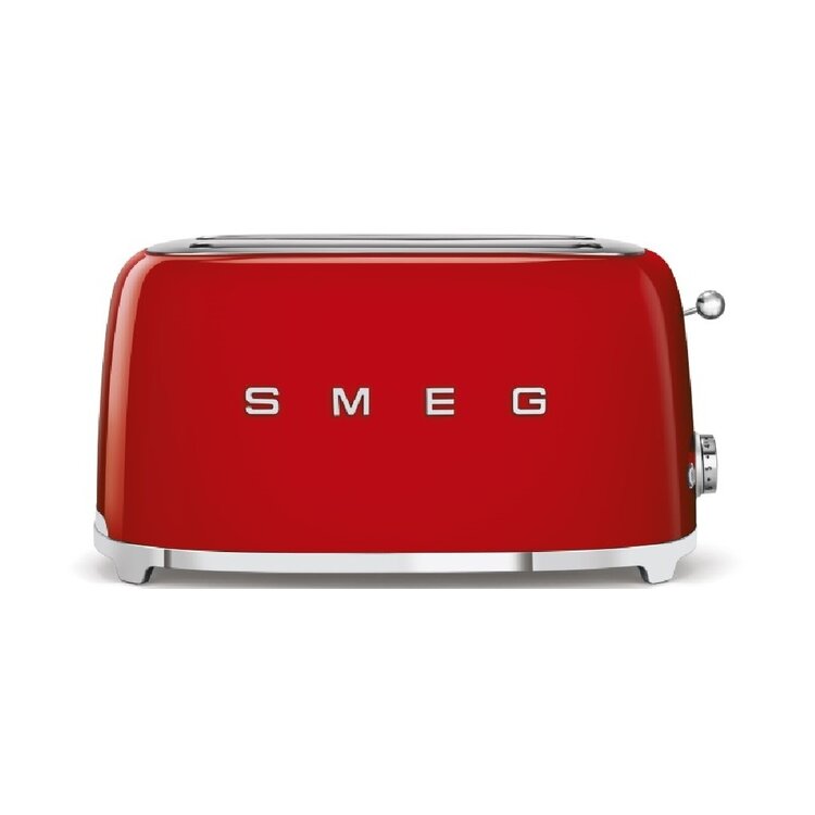 SMEG SMEG Broodrooster TSF02RDEU, 2x4 rood