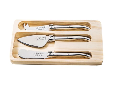 Laguiole Style de Vie Premium Line kaasmessenset 3-delig rvs
