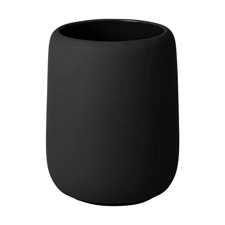 Blomus Tandenborstelhouder SONO zwart, 300 ml