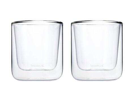 Blomus Set van 2 koffieglazen NERO