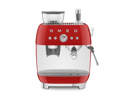 SMEG Espressomachine rood, halfautomaat, EGF03RDEU
