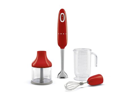 SMEG Staafmixer met accessoires rood, HBF03RDEU