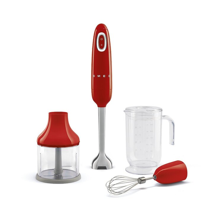 SMEG SMEG Staafmixer met accessoires rood, HBF03RDEU